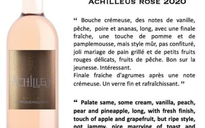 Achilleus Rosé 2020 – 92pts/100